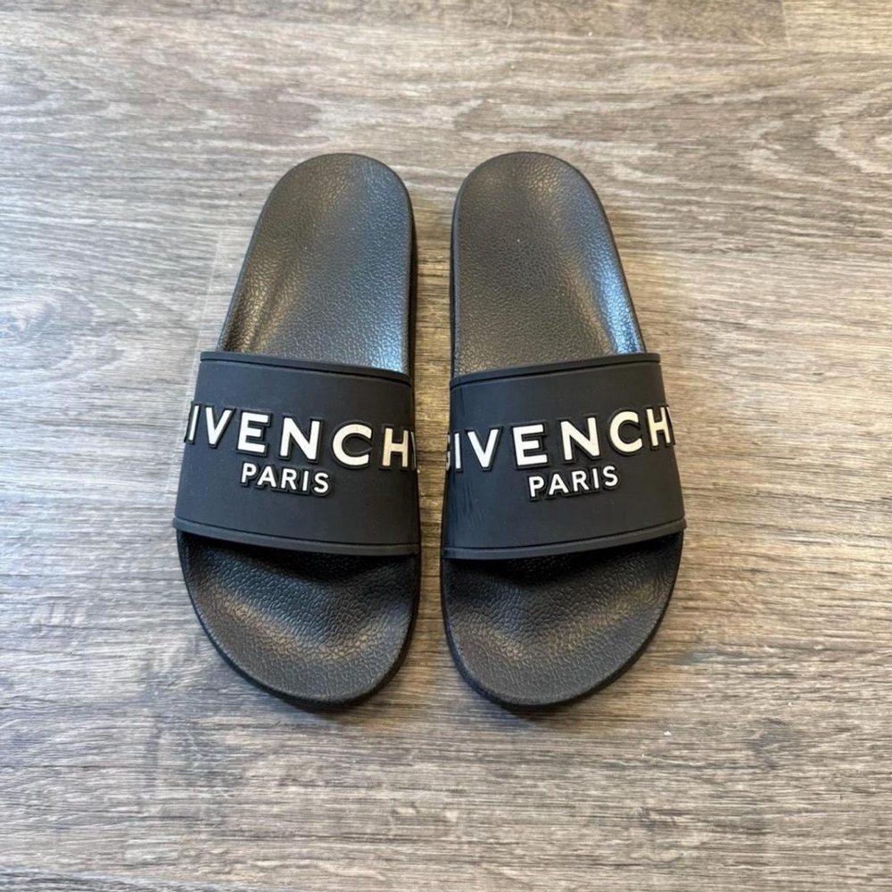 Givenchy Black Slippers